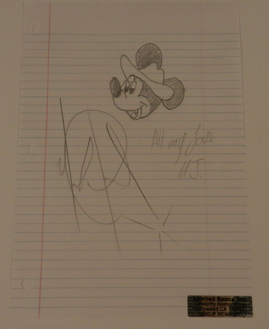 Michael Jackson Mickey Mouse Drawing (1 of 4)