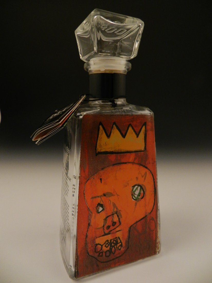 Jean Michel Basquiat Tequila Art Bottle (1 of 4)