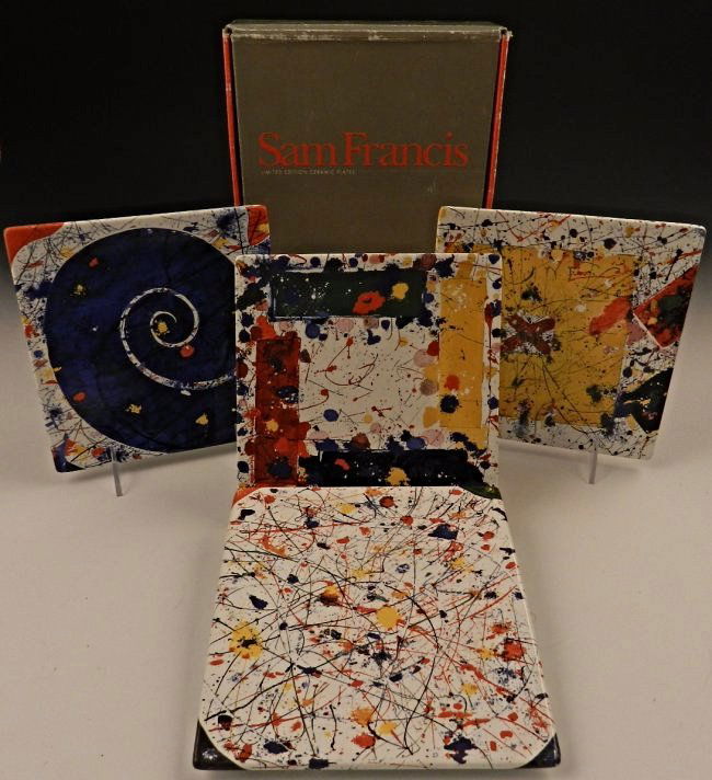 Sam Francis Collector Plates (1 of 6)