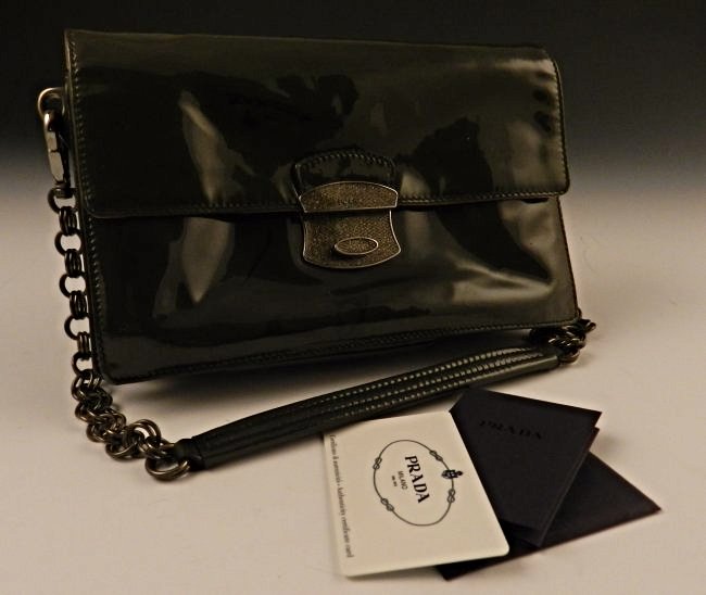 Prada Patent Leather Handbag (1 of 5)