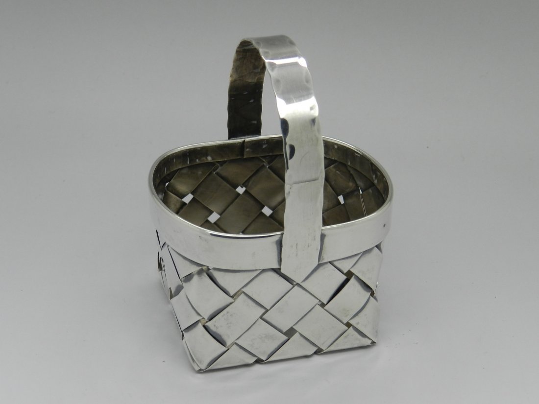 Cartier Sterling Silver Basket (1 of 3)