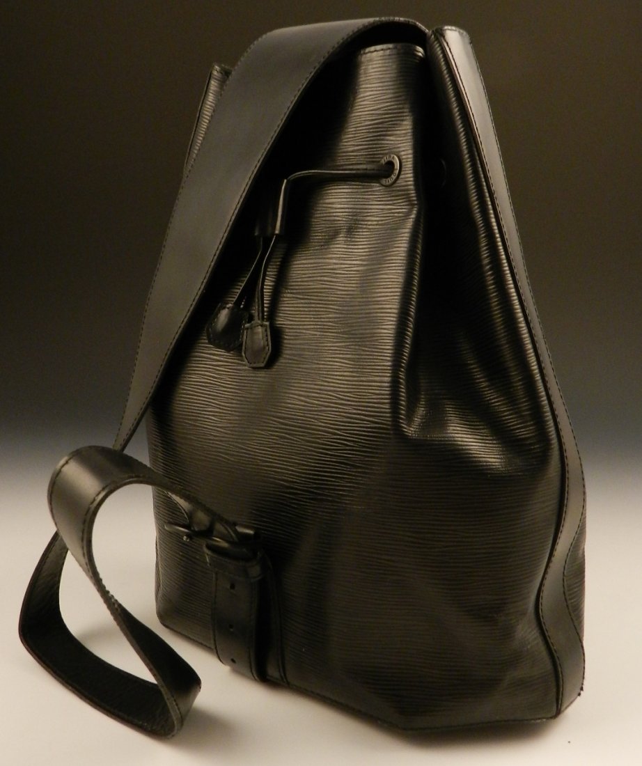 Louis Vuitton Black Epi Shoulder Bag (1 of 5)