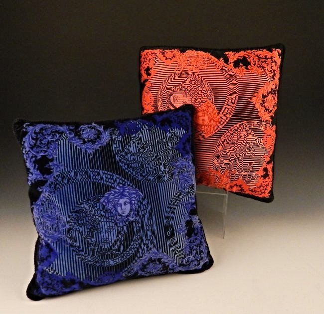 Vintage Versace Velvet Pillows (1 of 3)