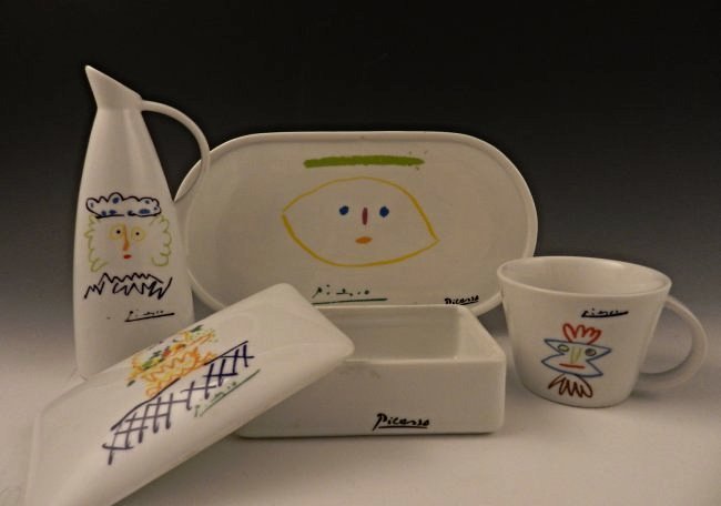 After Pablo Picasso Ceramic Set (1 of 5)