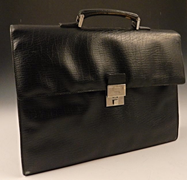 Gucci Black Leather Briefcase (1 of 4)