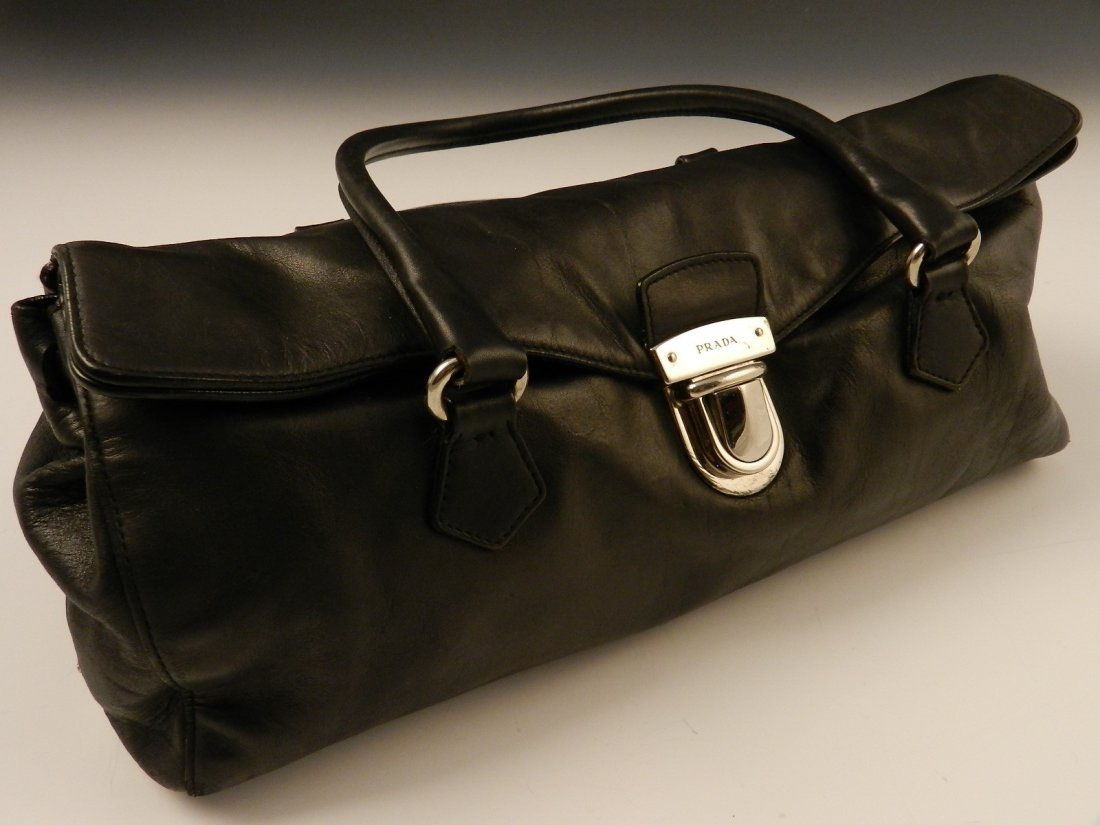 Prada Black Leather Handbag (1 of 6)