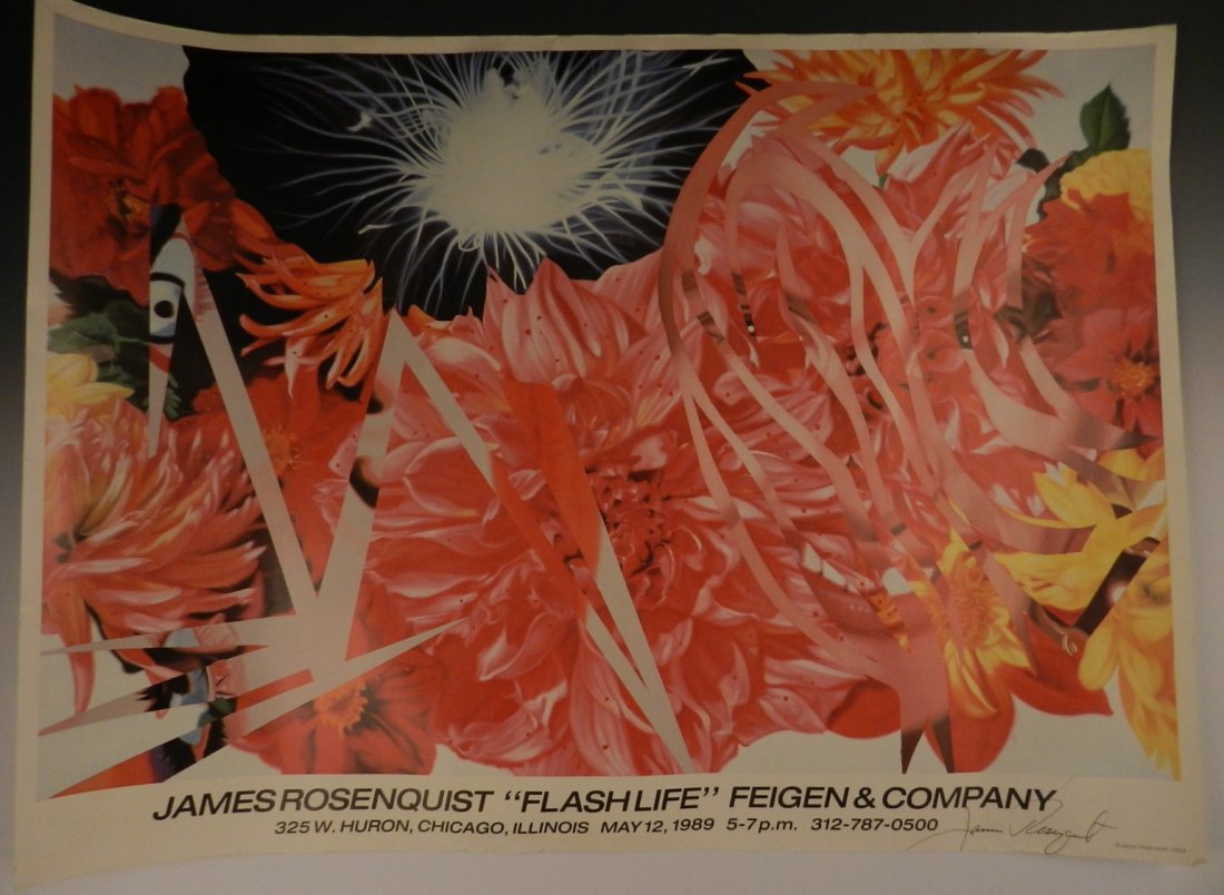 James Rosenquist Signed Poster (1 of 5)