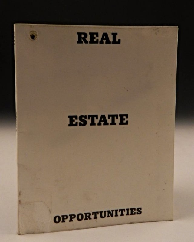 Ed Ruscha: Ed Ruscha - Real Estate Opportunities, first edition Measures: 7 x 5 1/2 inches