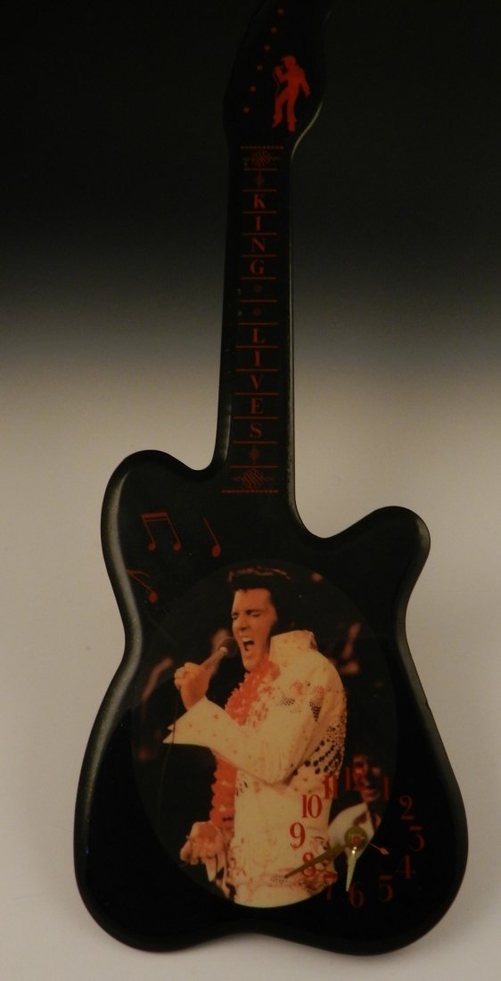 Elvis Presley Guitar Wall Clock
