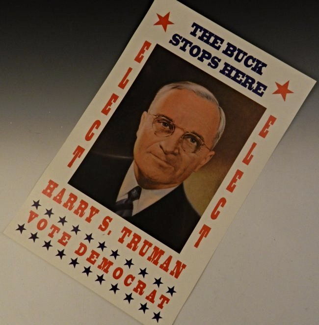 Harry Truman Presidential Election Poster (1 of 4)