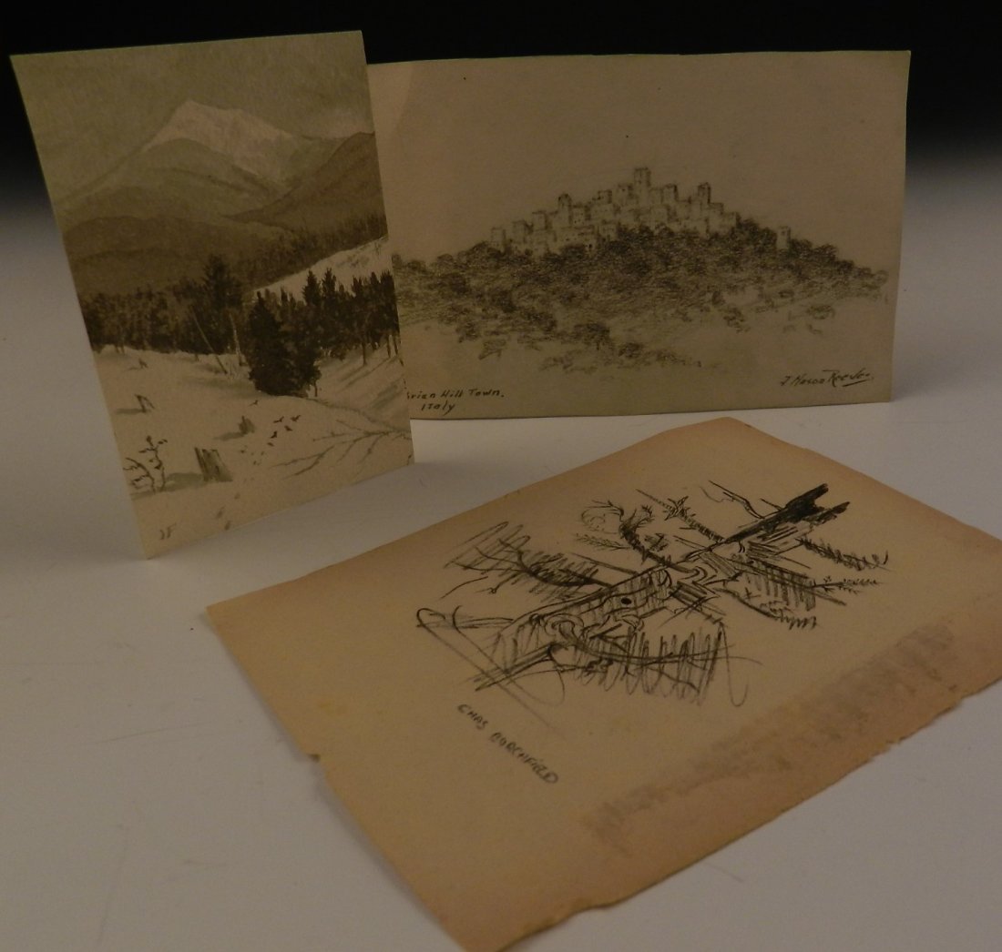 Chas Burchfield, John Fery Sketches (1 of 4)