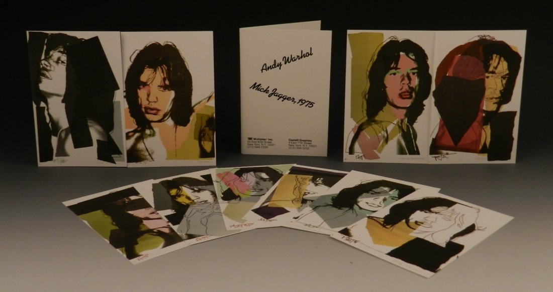 Andy Warhol Mick Jagger Portfolio Set (1 of 7)