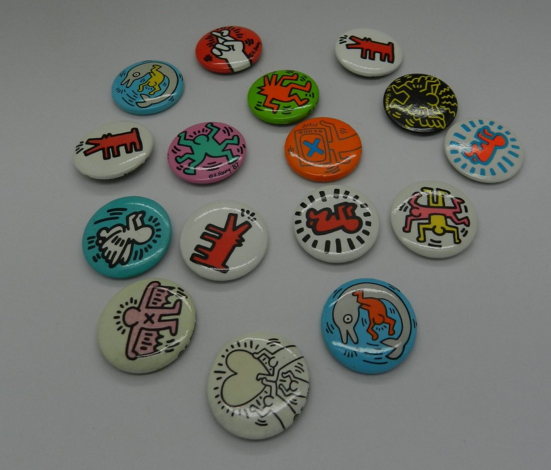 Keith Haring Vintage Pop Art Pins (1 of 3)