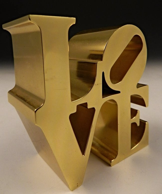 Robert Indiana: Robert Indiana LOVE Sculpture Measures 3 x 3 inches