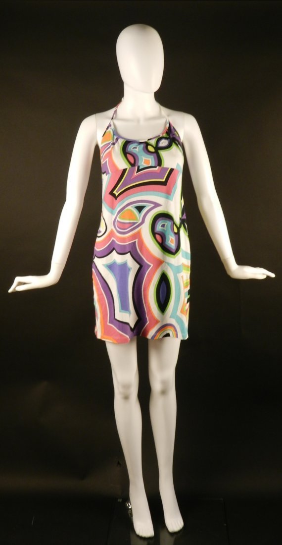 Emilio Pucci Dress: Multi-colored Emilio Pucci dress Size: 10