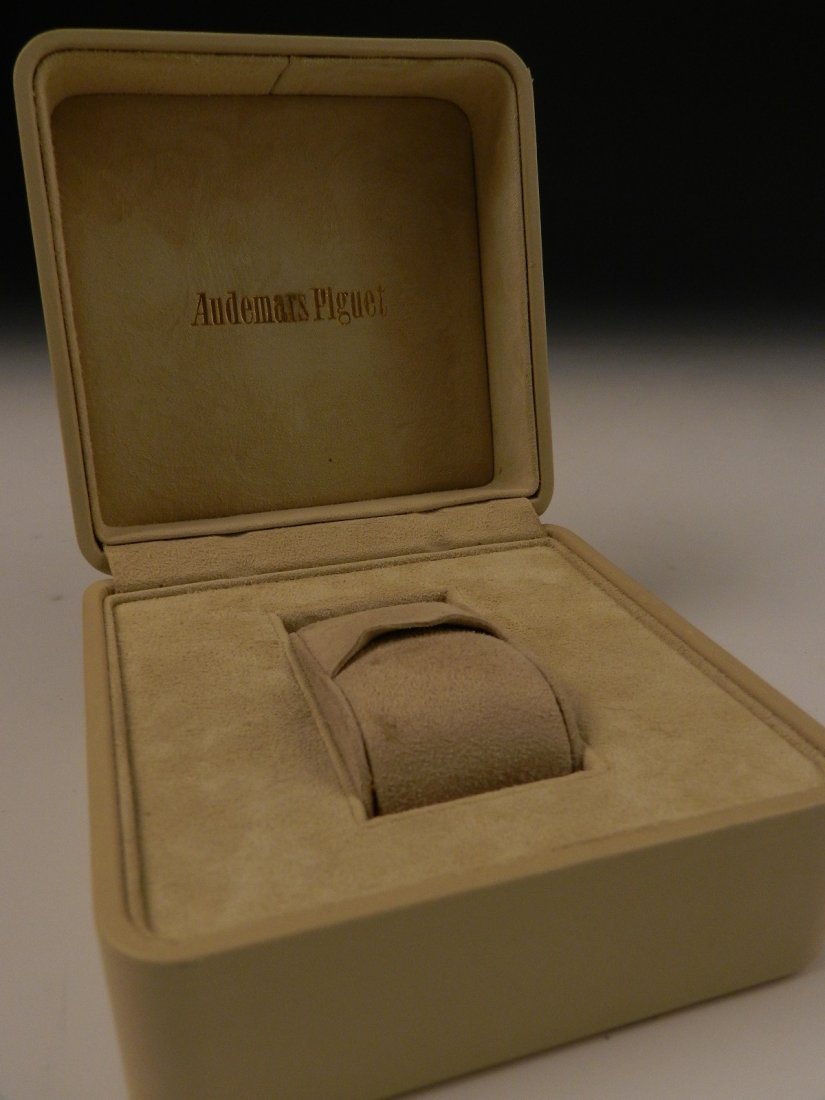 Audemars Piguet Display Box: Display box issued by Audemars Piguet Measures: 4 1/2 inches in size