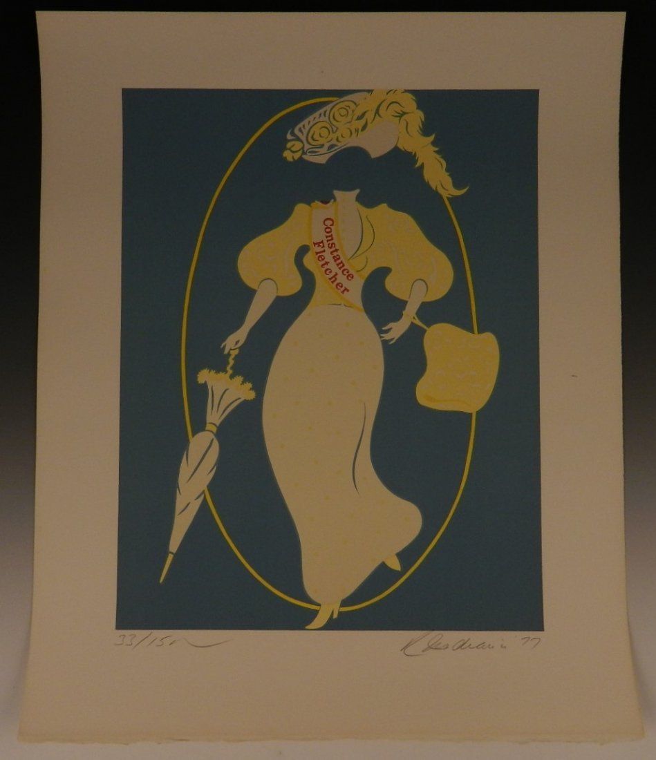 Robert Indiana: (American, b. 1928) Original lithograph, Constance Fletcher Measures: 24 x 20 inches Hand signed lower right, numbered lower left 45/150