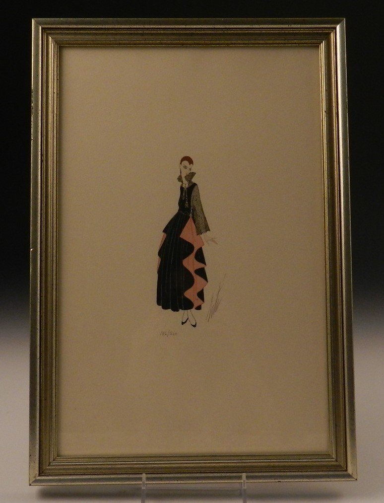 Erte Signed & Numbered Serigraph (1 of 3)