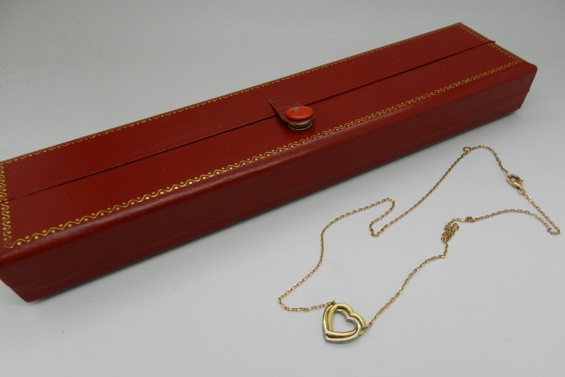 Cartier 18k Heart Necklace (1 of 6)