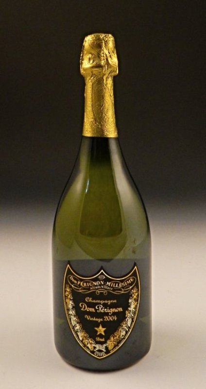 Jeff Koons Dom Perignon Bottle: A circa 2004 limited edition Jeff Koons unopened bottle of Dom Perignon