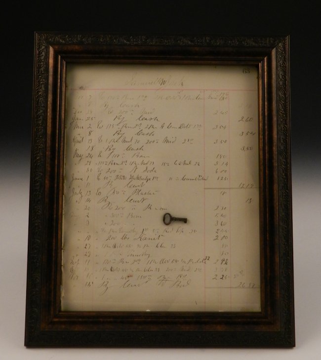 Harry Houdini Journal Page, Key (1 of 6)