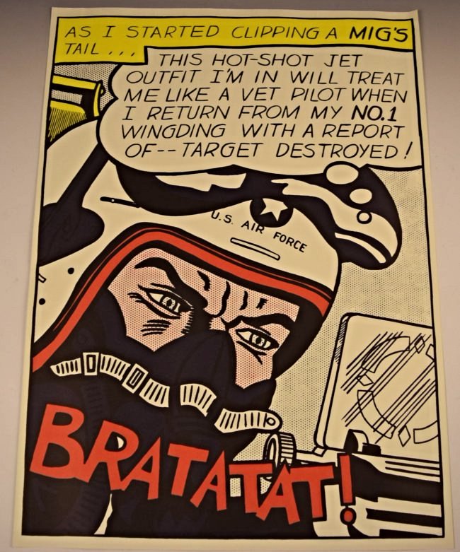 Roy Lichtenstein Bratatat: Offset Lithograph - Bratatat, 1964 Printed by The Stedelijk Museum, Amsterdam Measures: 23 x 17 inches