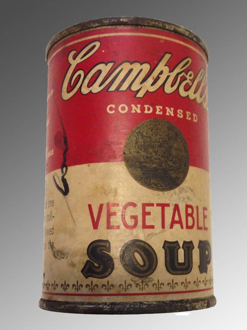 Andy Warhol Signed Campbell's Soup Can