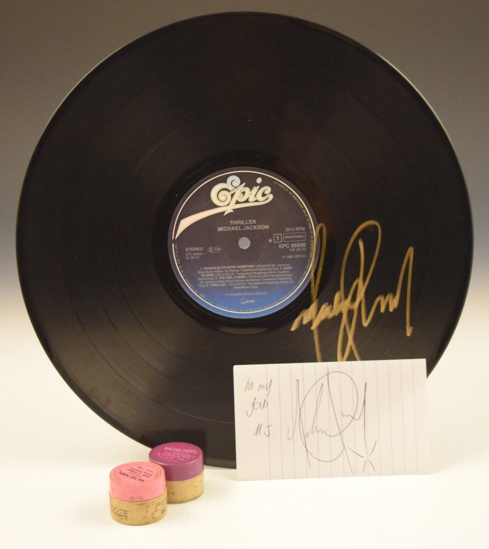 Grouping of Michael Jackson Signed, Personal Items (1 of 3)