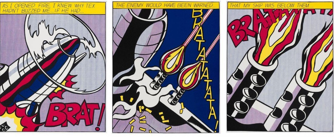 Roy Lichtenstein AS I OPENED FIRE (1 of 1)