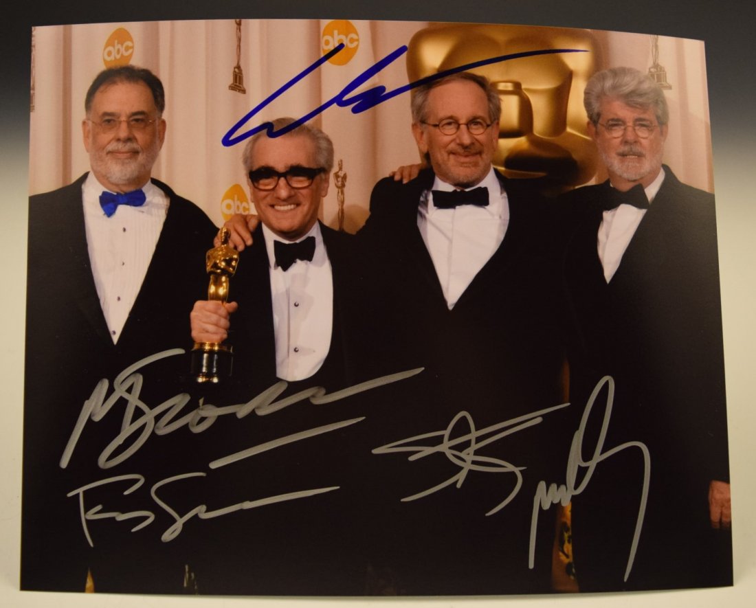 Coppola, Scorsese, Spielberg, Lucas Signed Photograph (1 of 2)