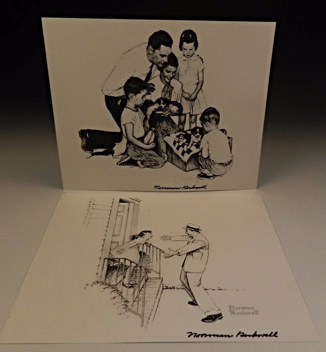 Norman Rockwell Signed Lithographs (1 of 3)