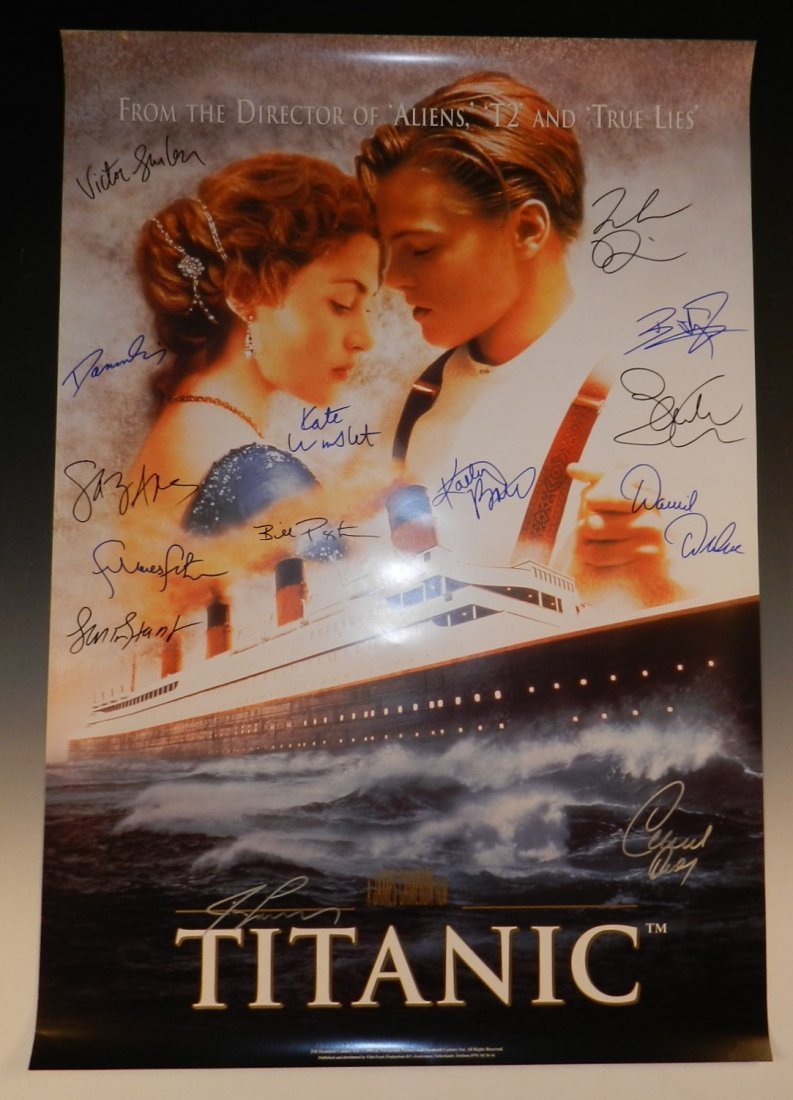 Titanic Cast Signed Poster (1 of 5)
