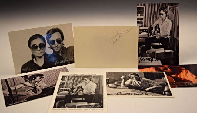 John Lennon, Yoko Ono Autographs (1 of 4)