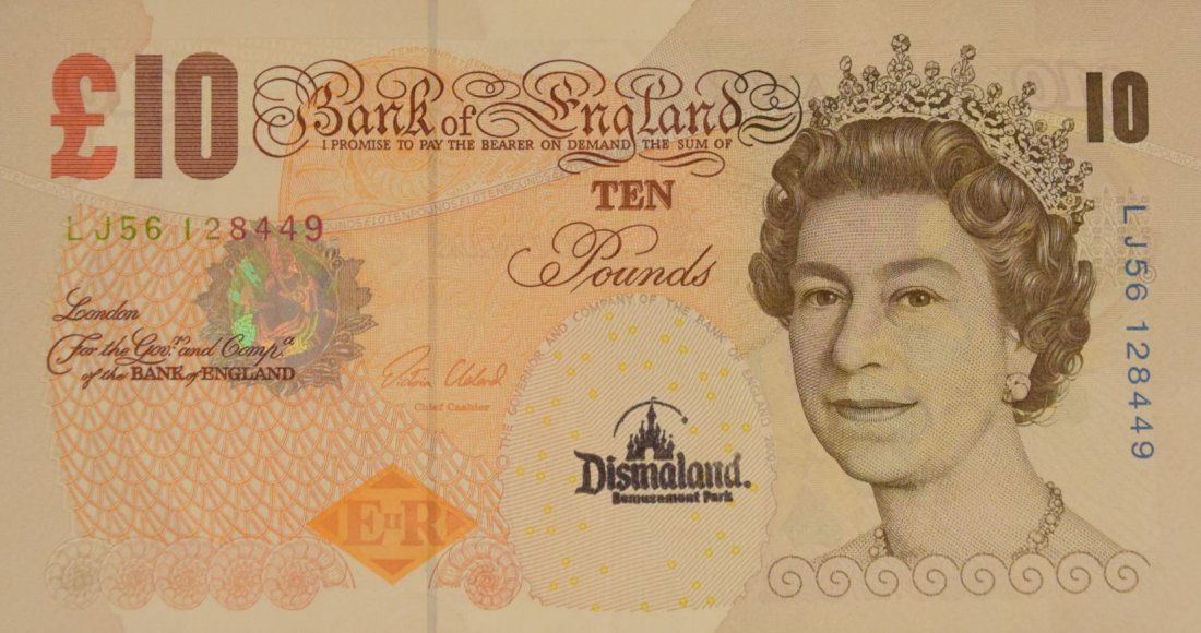 Banksy Di Faced Tenner 10 Pound Note (1 of 3)