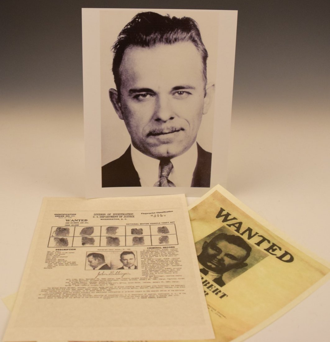John Dillinger Wanted Poster (1 of 3)