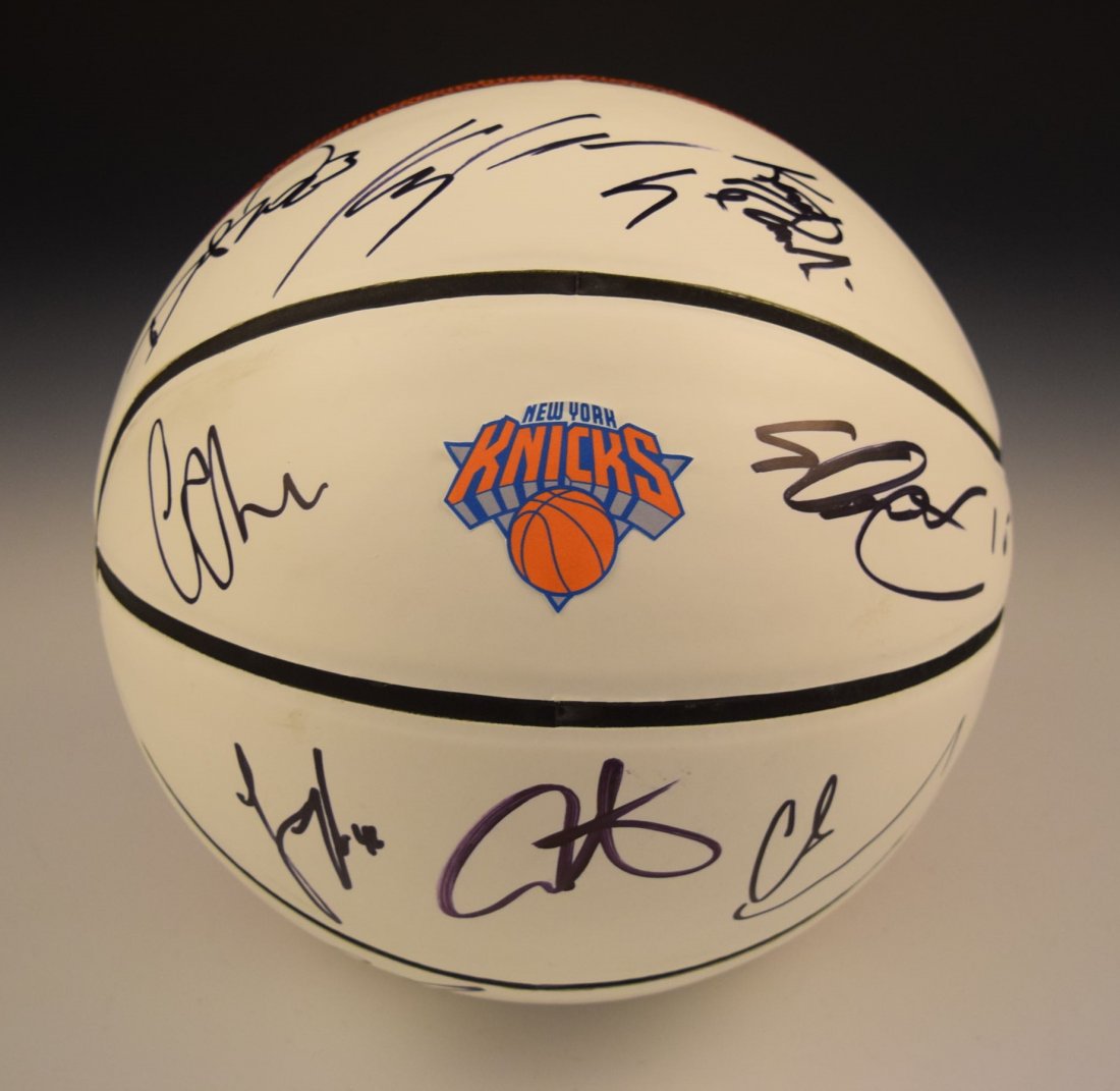 New York Knicks Team Signed Basketball (1 of 7)