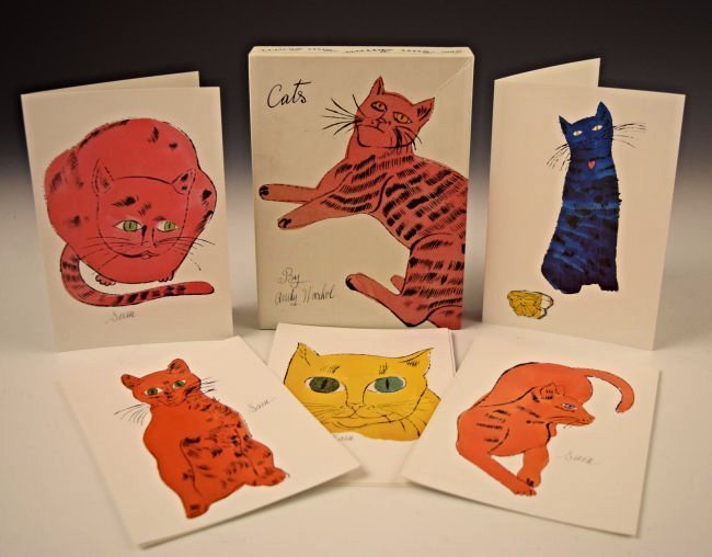 Andy Warhol CATS Notecards (1 of 4)