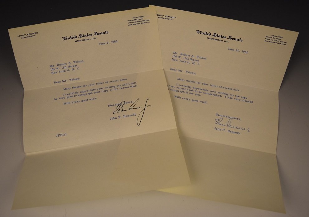 John F. Kennedy Signed Letters (1 of 3)