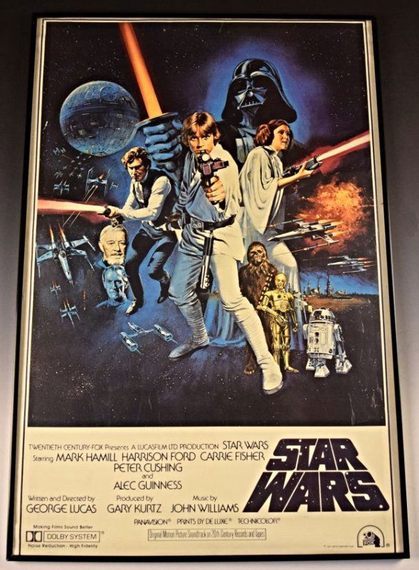 1977 Original Star Wars Movie Poster (1 of 4)