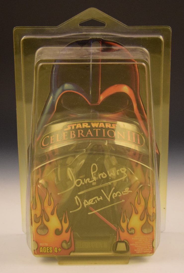 David Prowse Signed Dark Vader Figure (1 of 5)