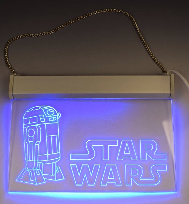 Star Wars Light Up Sign (1 of 4)