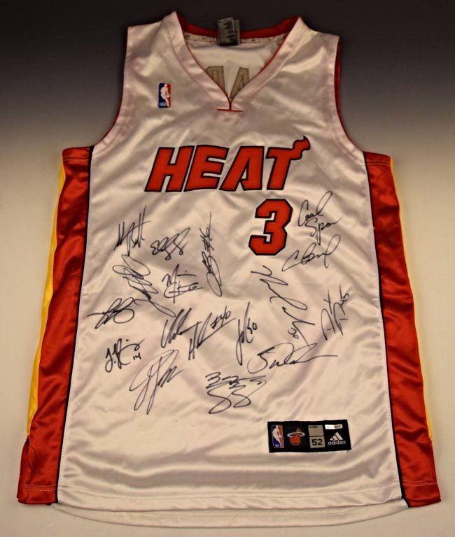 Miami Heat Team Signed Jersey (1 of 6)