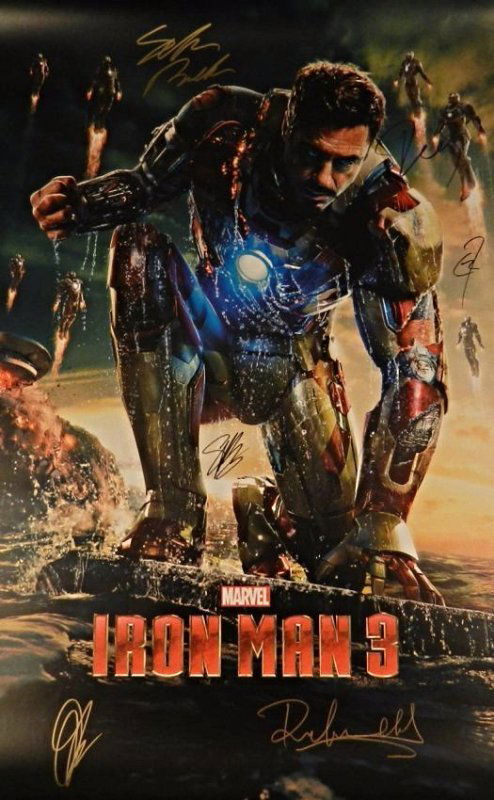 Iron Man Cast Signed Poster (1 of 6)