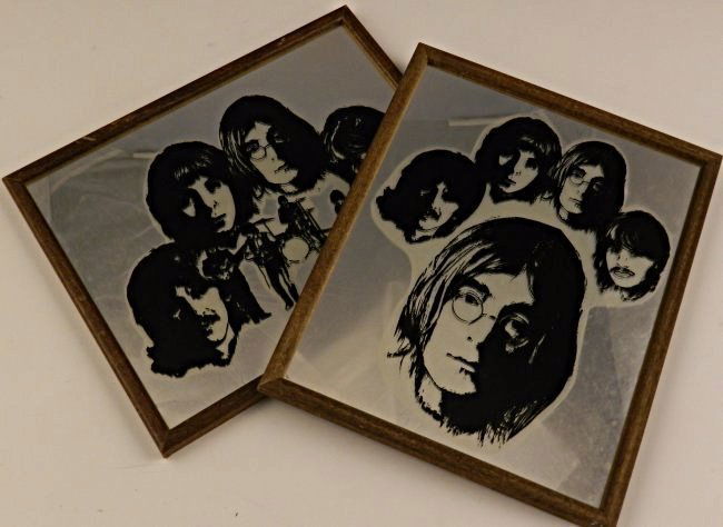 Vintage Beatles Carnival Mirrors