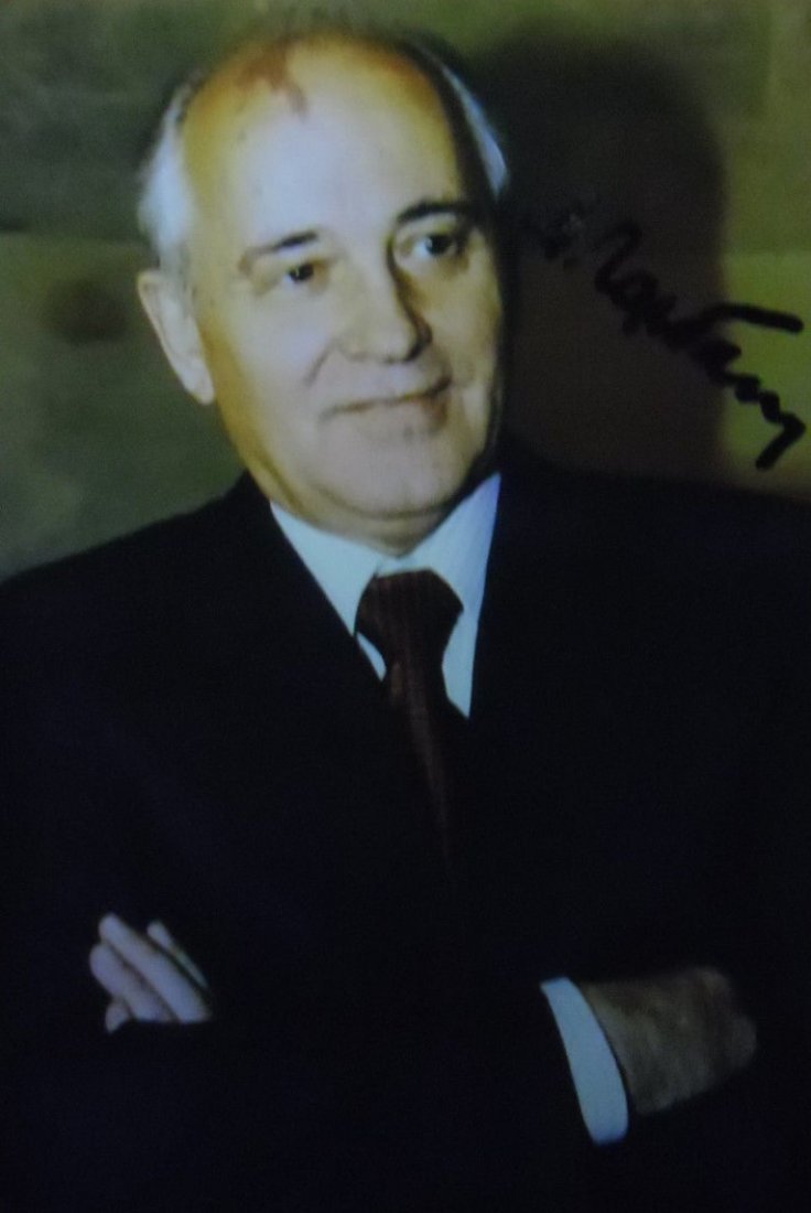 Mikhail Gorbachev Signed Photo (1 of 1)