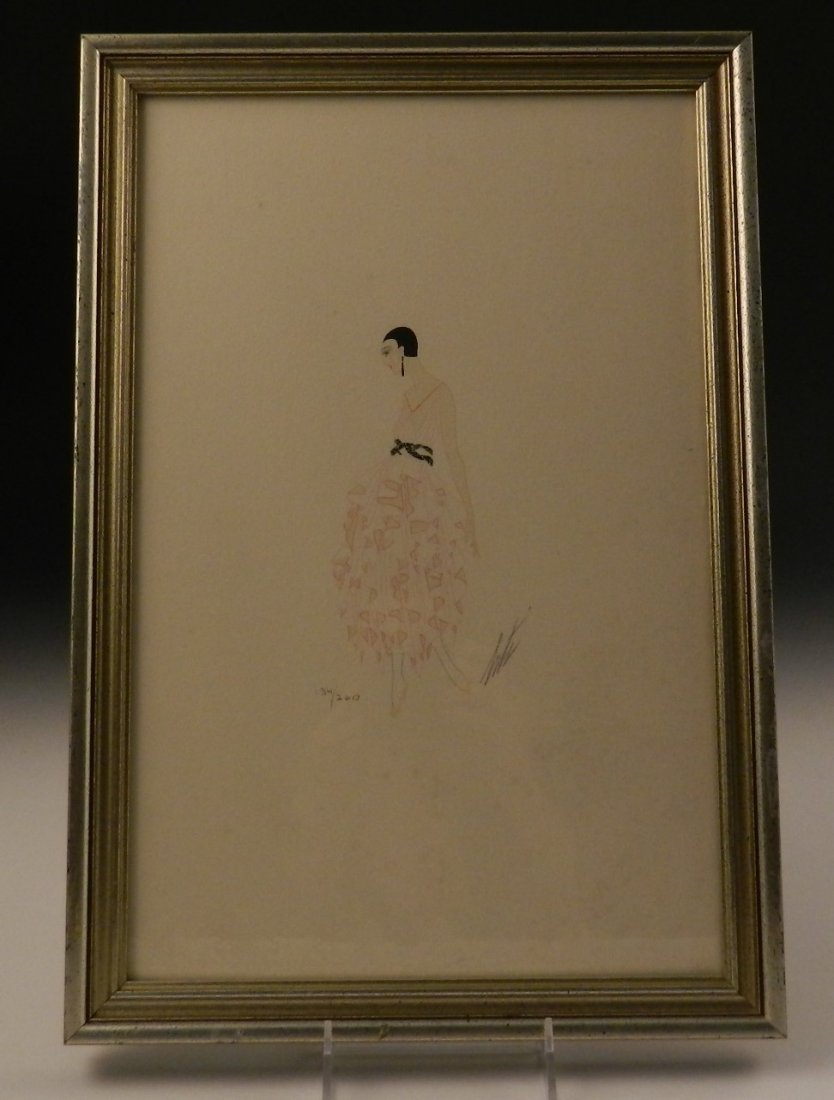 Erte Signed & Numbered Serigraph (1 of 4)