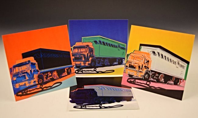 Andy Warhol Trucks Invitation Set (1 of 4)