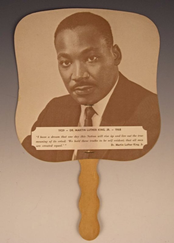 Martin Luther King Jr Williams Funeral Paper Fan (1 of 5)