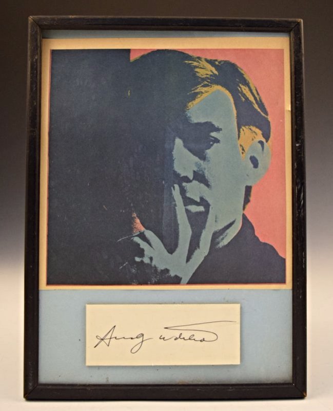 Andy Warhol Autograph (1 of 3)