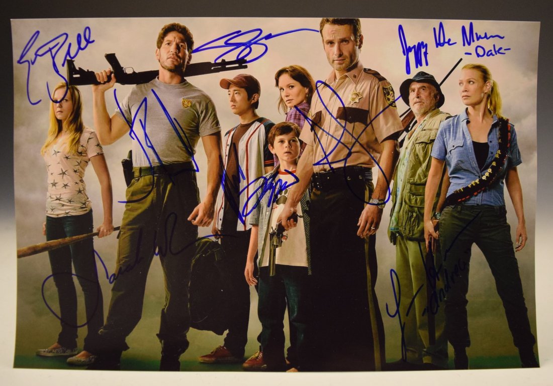 The Walking Dead Cast Signed Movie Photo (1 of 4)